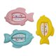 thumbnail image 1 of Termómetro de baño para bebé Forma de pez linda Resistencia a altas temperaturas Termómetro de bañera impermeable Juguete para niños azul, 1 of 1