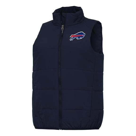 Women's Antigua  Navy Buffalo Bills Experience Full-Zip Vest