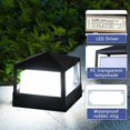 thumbnail image 5 of Lámpara de pilar para poste de luz, lámpara de puerta, lámpara de columna para exteriores, villa, IP65, impermeable, de aluminio, para jardín, paisaje, césped, puerta, valla, luz de, 5 of 5