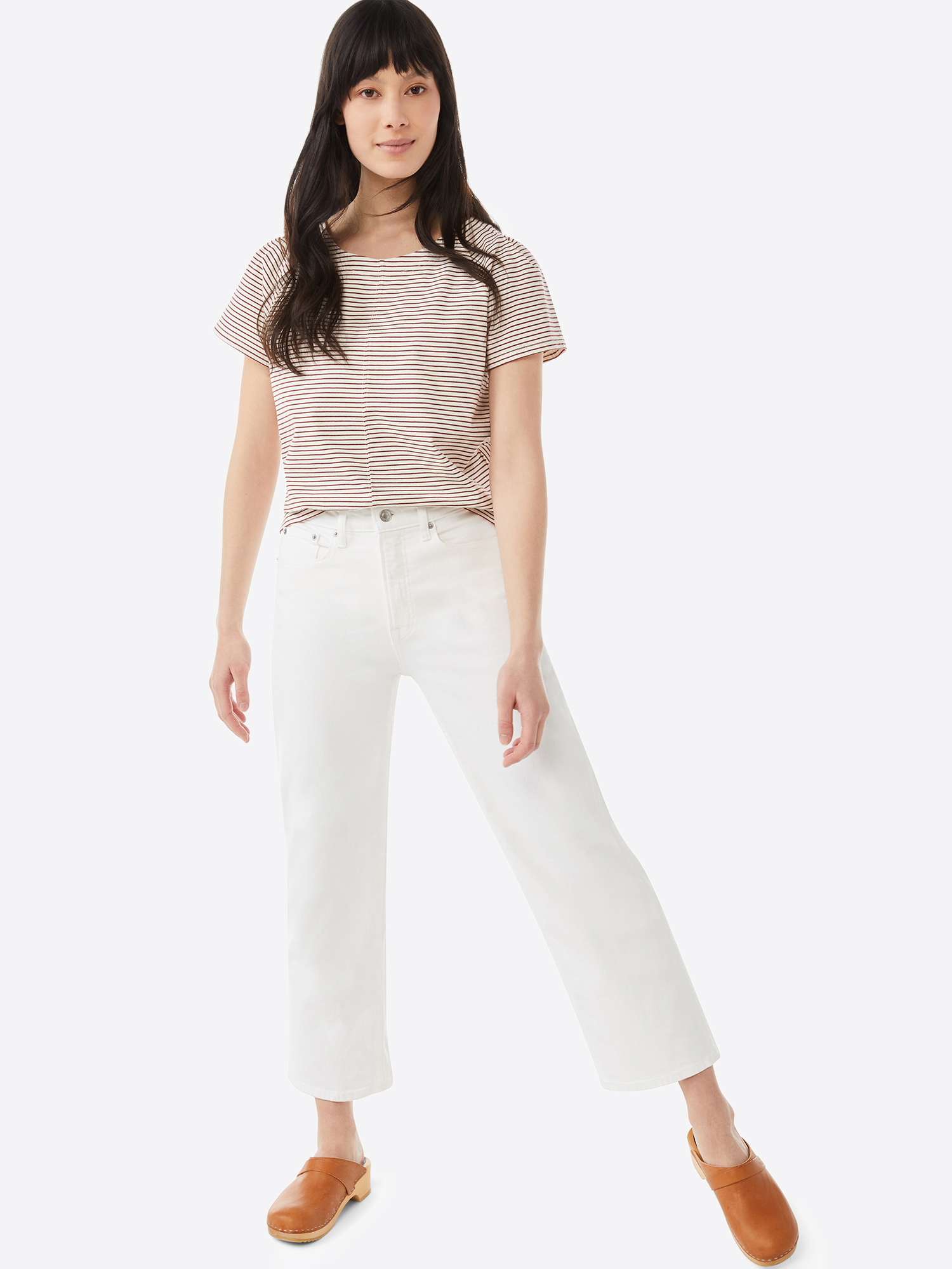 Free Assembly Women's Cropped Wide Straight Jeans - image 4 of 7
