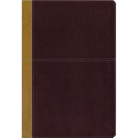 KJV, Amplified, Parallel Bible, Large Print, Leathersoft, Tan/Burgundy, Red Letter Edition : Two Bible Versions Together for Study and