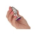thumbnail image 4 of CalExotics Jewel Round Aluminum Anal Plug, Amethyst Small, 4 of 5