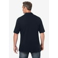 thumbnail image 2 of KingSize Men's Big & Tall Shrink-Less Lightweight Polo, 2 of 6