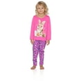 thumbnail image 1 of Komar Kids Girls' Pajama Cute Top and FunPants Sleepwear Set, 1 of 4