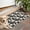 Black Halloween Ghosts-3, variant on Black Halloween Occult Patterns Door Rugs,Washable Non Slip Door Mats Indoor,Decorative Door Mats,Entry Mat Indoor for Entrance,Bedroom,Kitchen,Bathroom,17"x30"