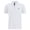 White, variant on HOWPAY Men's Polo Shirts Short Sleeve Classic Button Collared T-Shirt Solid Color Stretch Breathablet Casual Loose Fit Workout Golf Shirts Black L