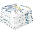 thumbnail image 4 of Dreamtimes Blue Yellow Floral Kitchen Towels, 18 x 28 Inch Super Soft and Absorbent Dish Cloths for Washing Dishes, 1 PCS Reusable Multi-Purpose Microfiber Hand Towels for Kitchen, 4 of 7