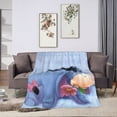 thumbnail image 7 of Eeyore Cartoon Fleece Blanket for Boys Girls Kids, Ultra Soft Cozy Warm Flannel Throw Blankets, Plush Blanket Gifts for Bed Sofa Living Room Couch Home Decor 80"X60", 7 of 7
