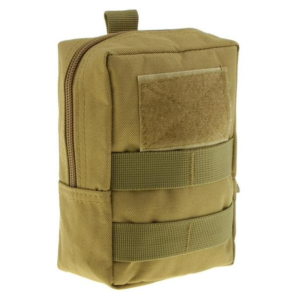 Bolsa de cinturo multiusos Bolsa de gadget de utilidad Bolsa compacta para teléfono, lvero, herramientas pequeñas Bronceado DYNWAVEMX Bolsa de gadget de utilidad