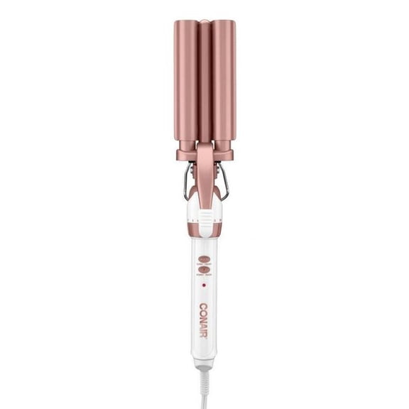 Conair Double Ceramic 3-Barrel Curling Iron, Hair Curler for All Lengths