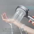 thumbnail image 5 of Detachable Showerhead, Filtered Shower Head,5 Spray Powerful Mode Pressure Increase, Universal Shower Head, Hard Water Shower Head with Filters for Hair and Skin, 5 of 6