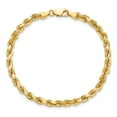 thumbnail image 5 of Primal Gold 10 Karat Yellow Gold 4.25mm Diamond-cut Rope Chain, 5 of 11
