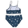 thumbnail image 2 of Just Love Girls Two Piece Bathing Suits Swimwear for Girl (Navy - Silver Stars, 7-8 Years), 2 of 2