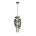 thumbnail image 1 of CWI Lighting Abat-Jour Tambour à 2 Lumières Mini Pendentif avec Fini Chrome, 1 of 2
