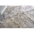 thumbnail image 5 of Exquisite Rugs Sumo Shag Beige Polyester/Microfiber handloomed Area Rug, 5 of 5