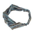 thumbnail image 5 of Unique Bargains 1 Pc Fashion Cloud Pattern Cross Elastic Hairband for Women Blue, 5 of 6