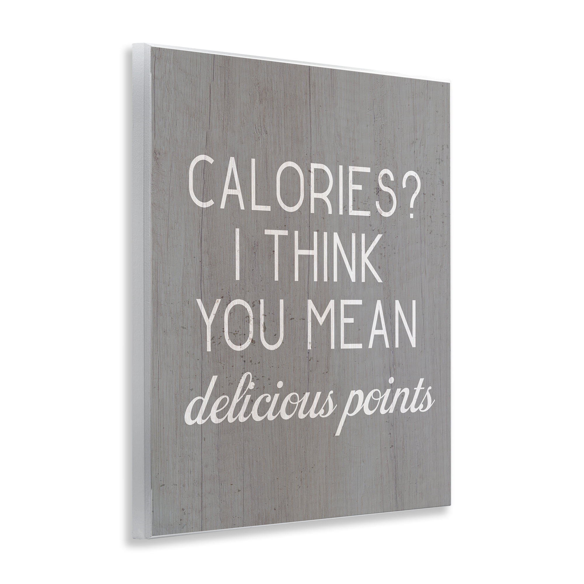 Stupell Industries Calories Delicious Points Food & Beverage Painting Unframed Art Print Wall Art, 11 x 14