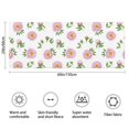 thumbnail image 3 of Pioneer Flower Floral Print Pattern Bathroom Rugs Mat, Non Slip Microfiber Bathroom Rug with Rubber Backing, Soft Mats for Bathroom Floor Tub Shower, 24"x60", 3 of 5