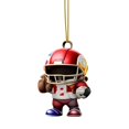 thumbnail image 1 of Hbdhejl Interesting Super Wrist Style Rugby Player Acrylic Statue Keychain 2D Design A Sports Souvenir That Fans Can Collect, 1 of 6