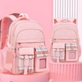 thumbnail image 4 of gcong Lightweight School Backpack For Spine Support Design For Elementary Ages 5 To 15 Years Purple, 4 of 6