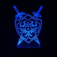 thumbnail image 1 of Luz nocturna LED 3D Zelda's Links que cambia de color para niños, 1 of 1