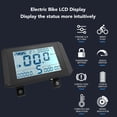 thumbnail image 3 of Electric Bike LCD Display, Simple Installation Electric Bike Display Long Lasting Lightweight  for 22.2mm Handlebar, 3 of 7