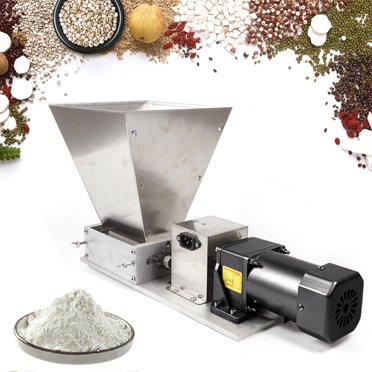Electric Grain Mill Grinder - 110V Multi-Functional Corn & Coffee Grinder With Adjustable Rollers