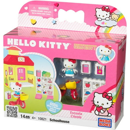 Hello Kitty Mega Blocks School House Playset