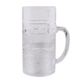 thumbnail image 1 of Jarra de cerveza de plástico transparente de 32 oz con asa, reutilizable, apta para lavavajillas, de plástico para uso en interiores y exteriores, gran capacidad, 1 of 4