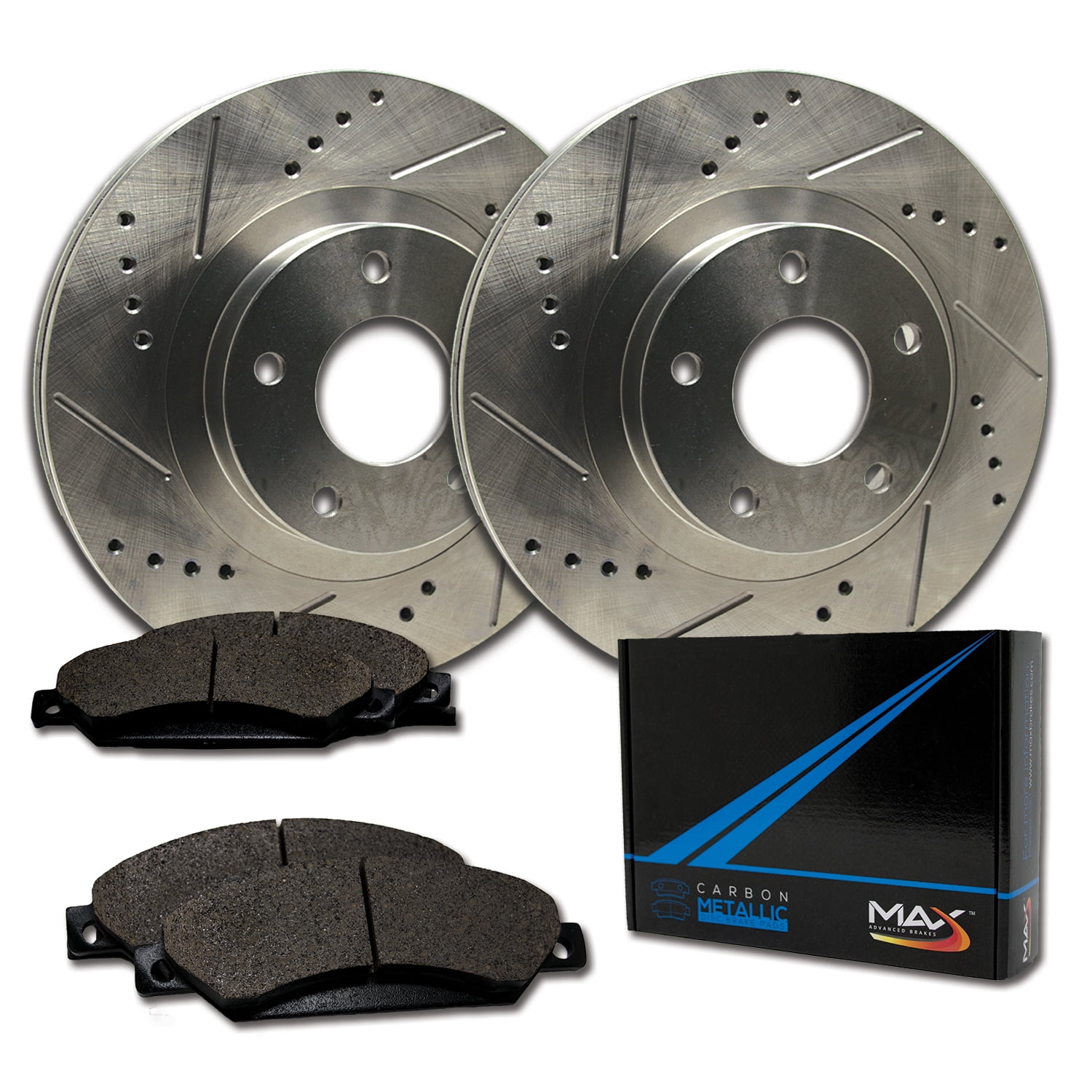OE Replacement Rotors w//Ceramic Pads F+R 2007 2008 Mazda 3 2.3L See Desc.