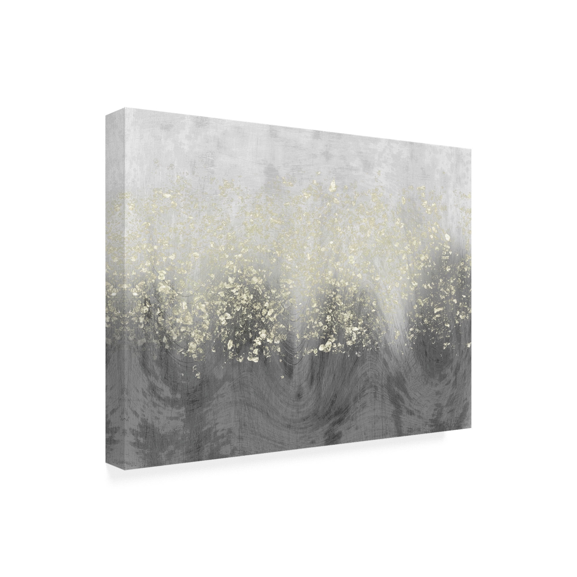 Trademark Fine Art 'Glitter Swirl I' Canvas Art by Jennifer Goldberger