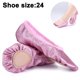thumbnail image 1 of Zapatos de punta de ballet para niñas y mujeres, zapatos de bailarina con cinta y almohadillas para los dedos, 1 of 8