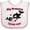 White and Pink, variant on Inktastic My Grammy Loves Me Orca Family Boys or Girls Baby Bib