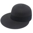 thumbnail image 4 of ZHENHONG Visor Hats for Women Baseball Caps For Women Sun Visor Hat Summer Travel Casual Boater Hat Outdoor Foldable Black One Size Baseball Caps, 4 of 4
