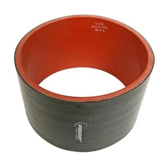 2722 4 Ply Reinforced Silicone Sleeve Connector, Black