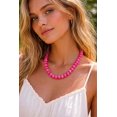 thumbnail image 7 of Tarien Colorful Chunky Beaded Necklace for Women Trendy Summer Jewelry | Statement Big Large Resin Bead Bubble Choker Necklaces Boho Charm Fashion Jewelry, 7 of 7