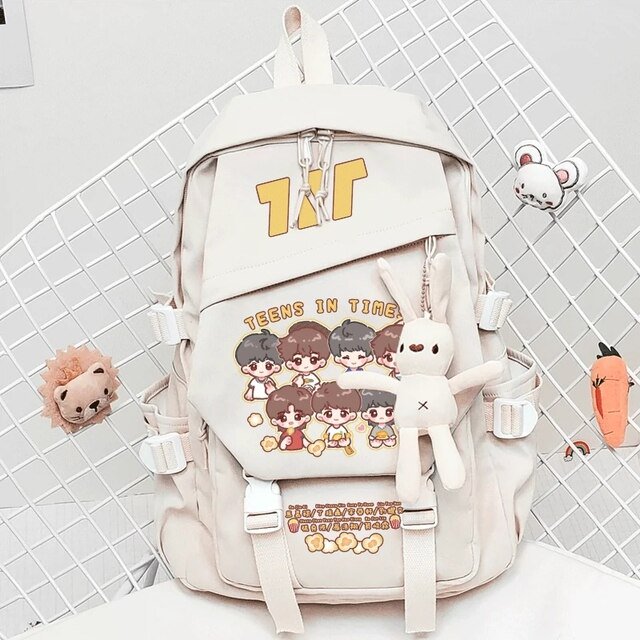 Vtuber Anchor Shoto Shxtou Anime Cartoon Schoolbag Backpack Nylon Shoulder Bags