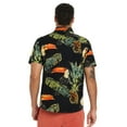 thumbnail image 2 of Men's Hurley Floral Woven Shirt Color: Black Toucan Size: XS, 2 of 4