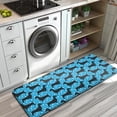thumbnail image 3 of Blue Dachshunds Dog Kitchen Rug Mat,Kitchen Runner Rugs Non Skid Washable,Decorative Kitchen Floor Mats for Kitchen,Sink,Laundry,17"x47.2", 3 of 7