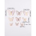 thumbnail image 2 of 10pcs Butterfly Cake Topper Pink Color Birthday Baking Gadget, 2 of 5