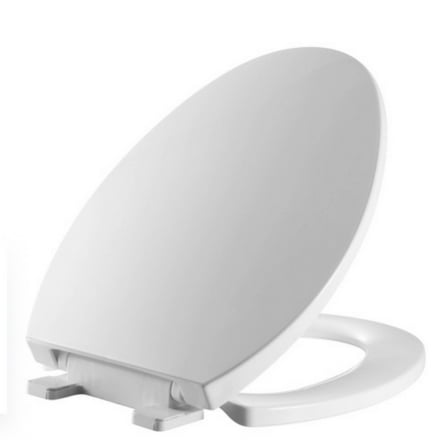 Toilet Seat with Grip-Tight Bumpers Quiet-Close Seat Quick-Attach Hardware