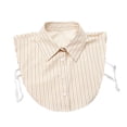 thumbnail image 1 of Faux Collier pour Femmes Rayé Blanc Pointu Collier Détachable Accessoire Décoratif 1 Pce, 1 of 4