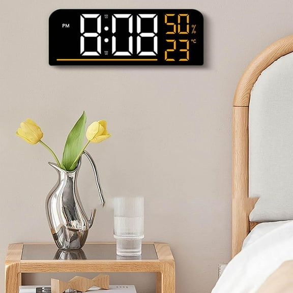 sruoe Alarm Clock, Alarm Clocks for Bedroom, Smart Alarm Clock, Clock Alarm, Deep Sleep Alarm Clocks, Bell Alarm Clock, Wireless Charging Home, Plastic