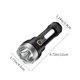 thumbnail image 3 of Linterna LED súper brillante Recargable XPE Carga USB de alta potencia 4 modos Linterna táctica con luz lateral COB Luz de emergencia portátil impermeable para acampar Senderismo Uso doméstico 98 g, 3 of 8