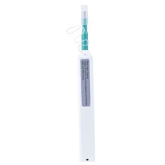 Fiber Optic Cleaning Pen, Durable Tool for Optical Cable Maintenance, 180 Rotation, Widely in Maintenance, Plastic Material, for FC, SC, AT, E2000, LC, MU