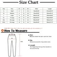 thumbnail image 3 of Zuesphe Womens Pants High Waisted Straight Wide Leg Capri Pants for Women Petite Womens Petite Black Flowy Pants Womens Cargo Pants High Waisted Stretchy, 3 of 5