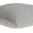 thumbnail image 4 of Parkland Collection PILE11212P Emma Grey Square Transitional Pillow Cover with Poly Insert - 20 x 20 x 7 in., 4 of 6