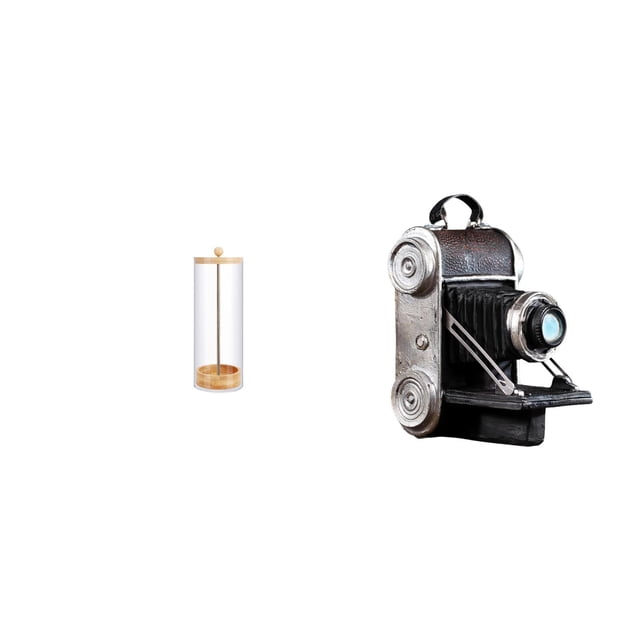 Dispensador De Pajitas, Organizador, Contenedor Para Brochas De Maquillaje, Modelo De Estatua De Cámara De Bar, Adorno De Resina, Accesorio Decorativo único Para Armarios Y Hogar.