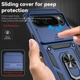thumbnail image 4 of HCTian for Google Pixel 9 Pro XL Case with Camera Lens Cover HD Screen Protector, Dual Layer Military-Grade Drop Tested Magnetic Ring Holder Kickstand Protective Phone Case for Pixel 9 Pro XL, 4 of 9