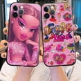 thumbnail image 4 of Funda De Teléfono Apple Para iPhone 11 12 13 Pro Max Mini Silicona Suave Negra De Dibujos Animados Moda Bratz Muñeca Adorable Niña De, 4 of 4